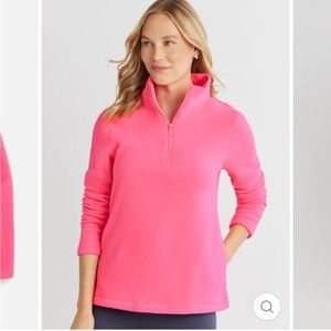 EUC Dudley Stephens 1/4 zip terry fleece